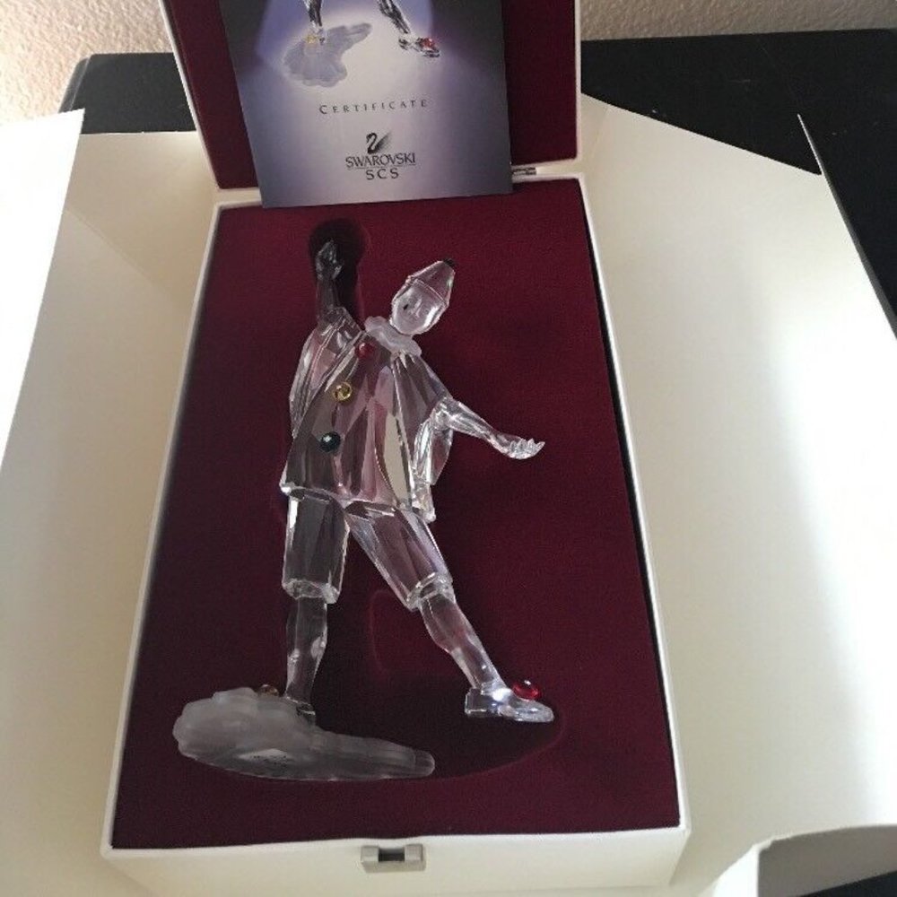 SWAROVSKI 1999 SCS MASQUERADE PIERROT - RETIRED - NEW IN BOX